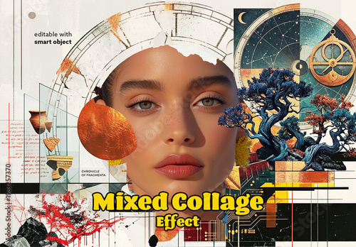 Mixed Collage Photo Effect