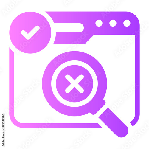 search engine gradient icon