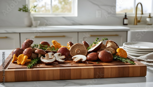 vegetables in the kitchen