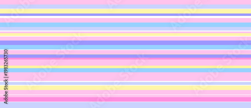 カラフルなパステルカラー、ストライプ背景素材