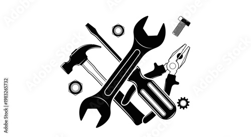 abstract music background with guitar