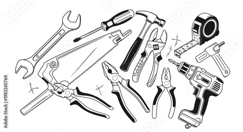 set of tools for repair