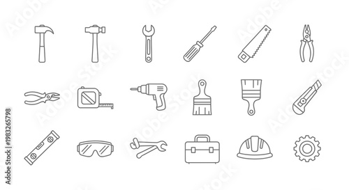 vector set of kitchen utensils