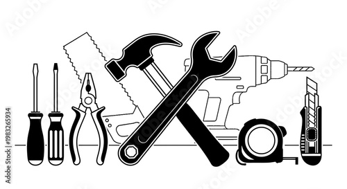 set of tools for repair