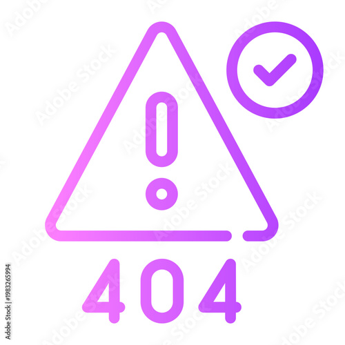 error gradient icon