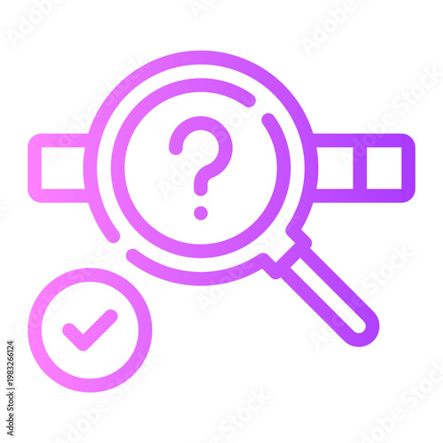 not found gradient icon