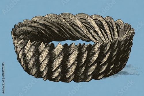 Elegant Macaroni Dish Presents Artful Culinary Creativity in Vector