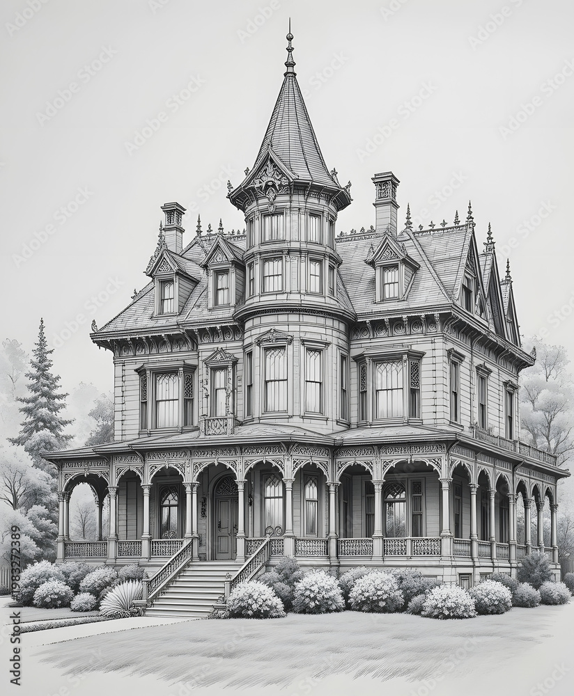 Obraz premium Victorian Mansion Estate