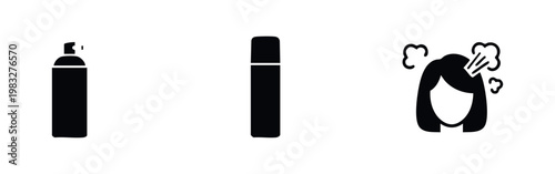 Hair Spray and Styling Icons