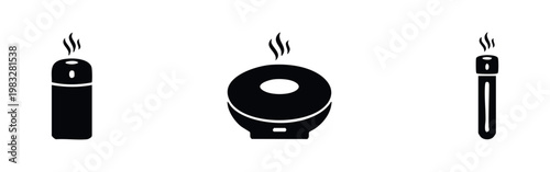 Aroma Diffusers and Incense Stick Icons