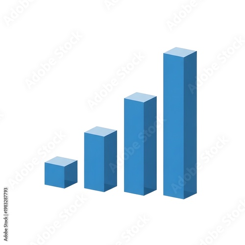 Ascending Blue Bar Chart: A dynamic visual representation of upward progress, showcasing a clear demonstration of growth and development with ascending blue bars. Free Download Ascending Blue Bar Chart: A dynamic visual representation of upward progress, showcasing a clear demonstration of growth and development with ascending blue bars. - GFXLoad