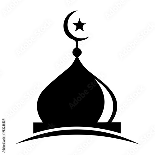 Mosque Dome Crescent Star