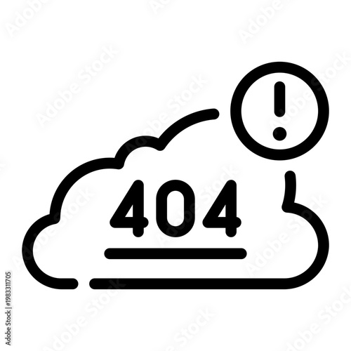 cloud line icon