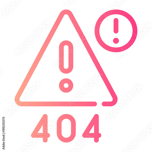 error gradient icon