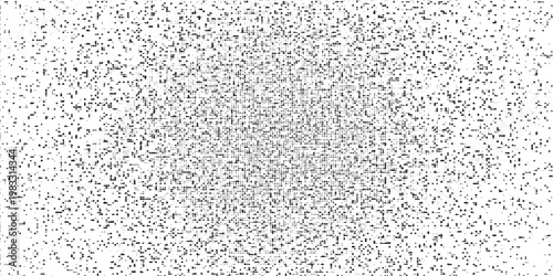 Snow, stars, twinkling lights, rain drops on black background. Abstract vector noise. Small particles of debris and dust. Distressed uneven grunge overlay.