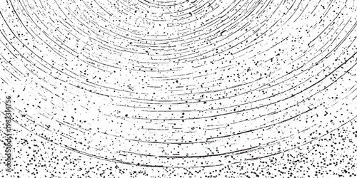 Snow, stars, twinkling lights, rain drops on black background. Abstract vector noise. Small particles of debris and dust. Distressed uneven grunge overlay.