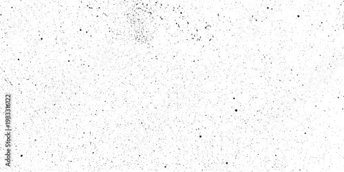 Snow, stars, twinkling lights, rain drops on black background. Abstract vector noise. Small particles of debris and dust. Distressed uneven grunge overlay.