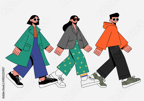 Flat vector, 2D illustration