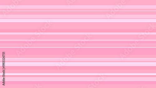 ピンクの横縞ストライプ背景素材、やさしい配色のシンプルなボーダー抽象デザイン