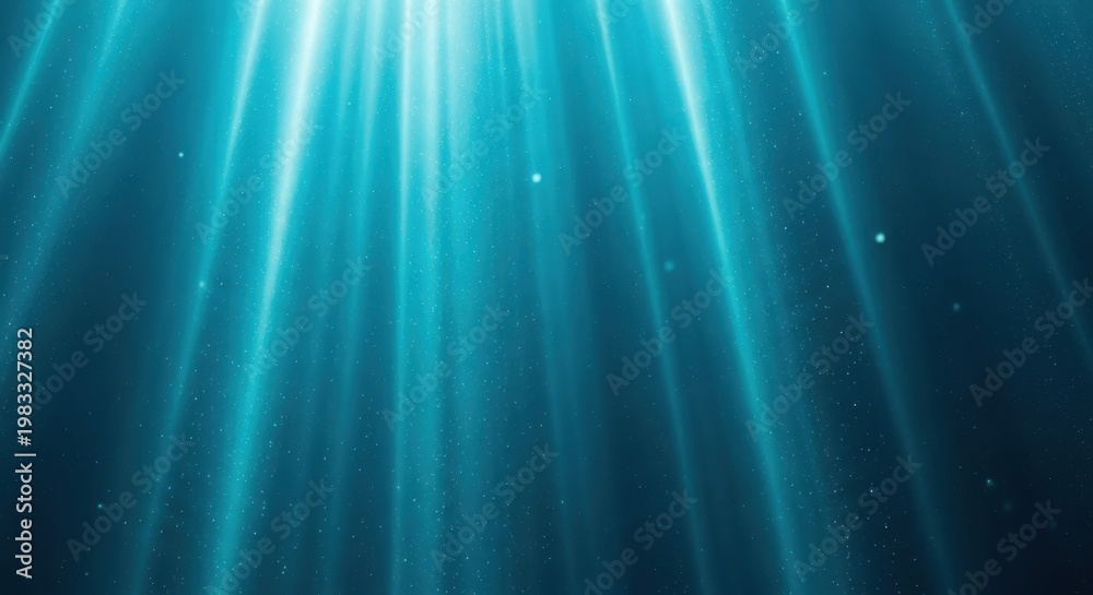 Obraz premium Sunlight Beams Through Water Surface