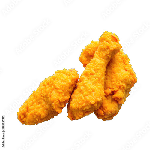 fried chicken wings with transparent background PNG and JPEG image