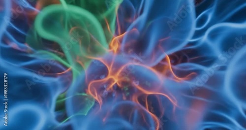 Vibrant Abstract Colorful Shapes and Patterns.