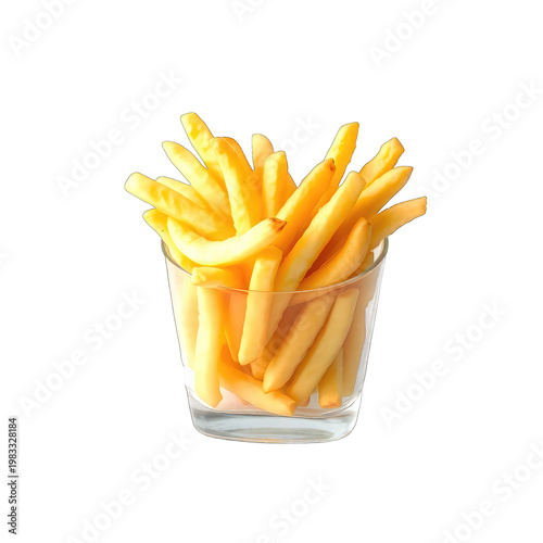 French fries with transparent background PNG and JPEG image	