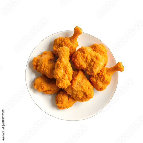 fried chicken wings with transparent background PNG and JPEG image