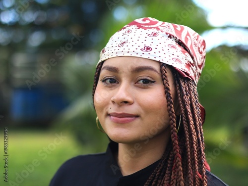 Beautiful Young Woman Posing During a Golden Sunset Photography Session