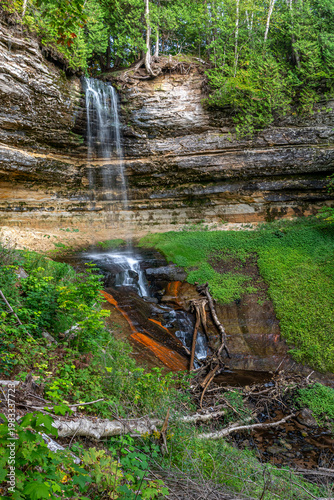Munising Falls at Pictured Rocks National Lakeshore in the Upper Peninsula of Michigan