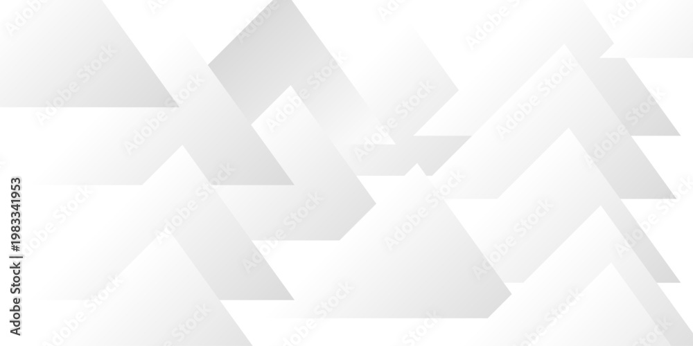 Fototapeta premium Modern white vector abstract graphic design pattern background template. seamless white triangles background, vector. White abstract background with shapes