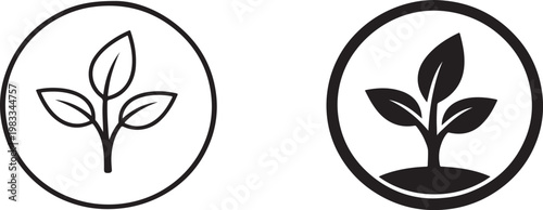 All natural and organic food dietary label icons. Black silhouette and outline vector sign set.