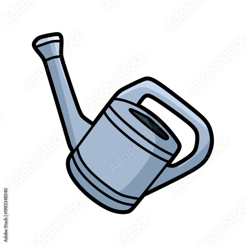 simple manual watering tool agricultural tool gray