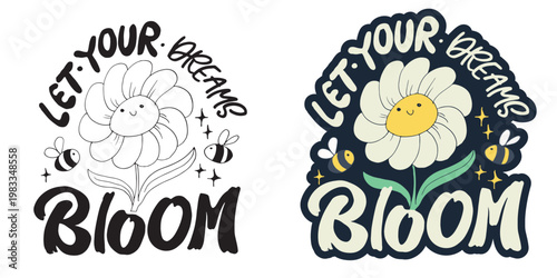 Trendy hand drawn doodle lettering quote. Lettering for t-shirt design, mug print, bag print, clothes fashion. 100% hand drawn vector image.
