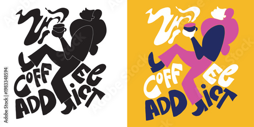 Trendy hand drawn doodle lettering quote. Lettering for t-shirt design, mug print, bag print, clothes fashion. 100% hand drawn vector image.
