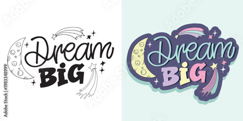 Trendy hand drawn doodle lettering quote. Lettering for t-shirt design, mug print, bag print, clothes fashion. 100% hand drawn vector image.
