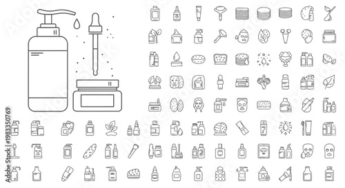 Hand soap bottle and dispenser.