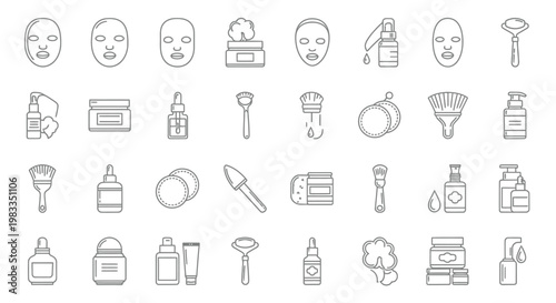 Collection of beauty and skincare products.