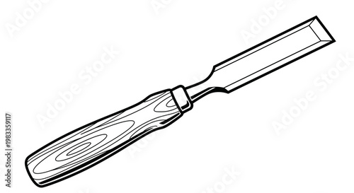 kitchen knife isolated on white