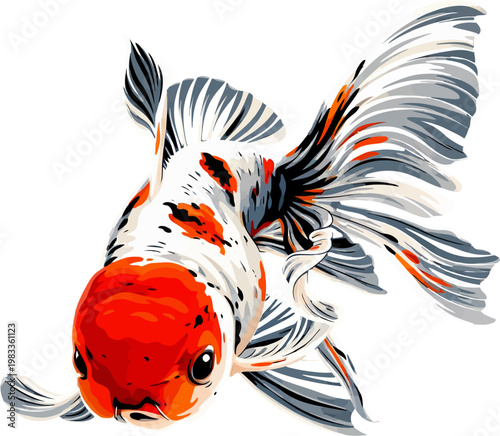 goldfish vector art