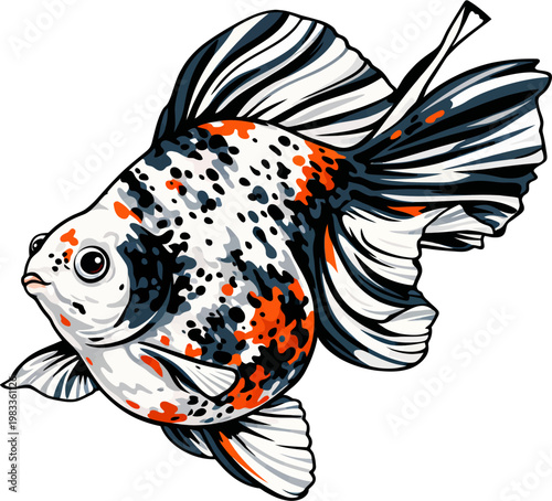goldfish vector art