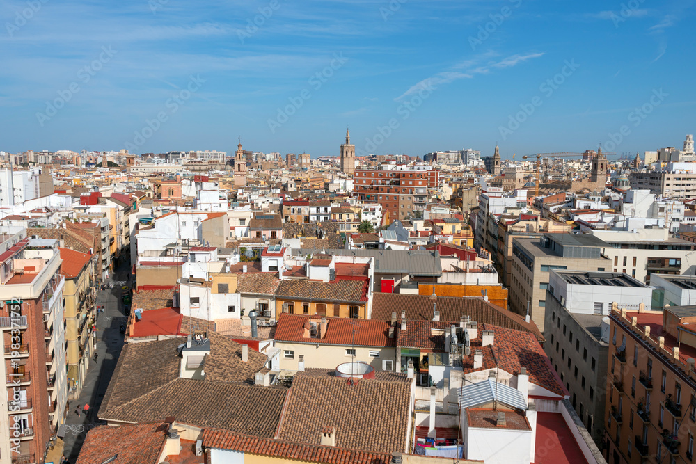 Naklejka premium view of Valencia, Spain