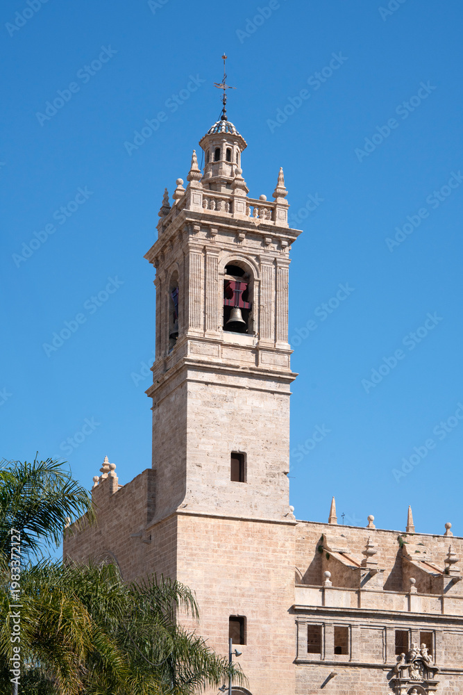 Fototapeta premium famous church tower, Valencia