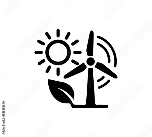 Sustainable Wind Turbine Sun Energy