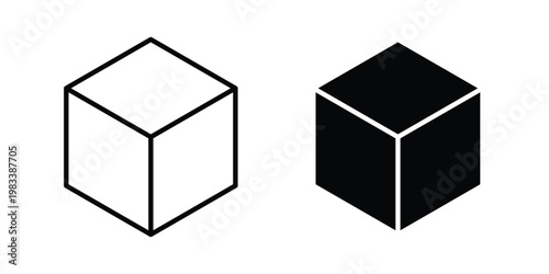 Box icon vectors set. vector icon for web design
