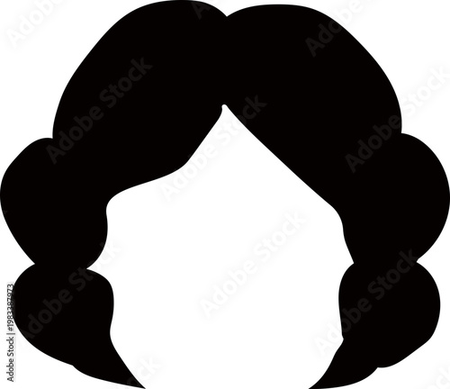 Iconic Space Princess Hairstyle Silhouette