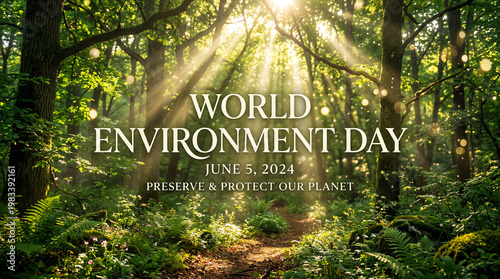 Global event promoting environmental protection, sustainability, and awareness to preserve nature and ecosystems.
