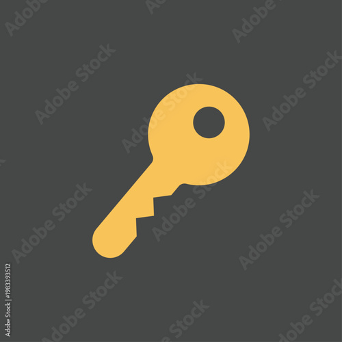 シンプルセキュリティアイコンシリーズ – 鍵・アクセス管理・認証アイコン（フラット）