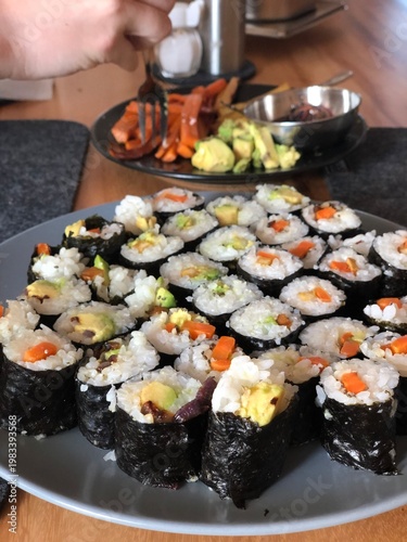 Close-up of fresh, homemade...