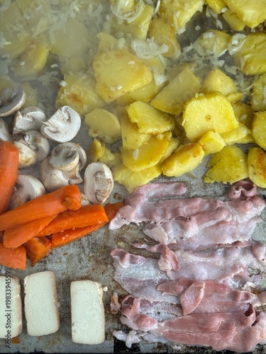 Close-up shot of breakfast ...